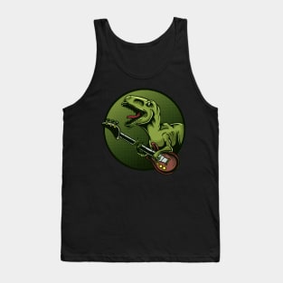 Dinosaur plays guitar Tank Top